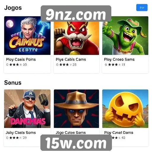 Comparativo entre jogos populares no 9nz.com